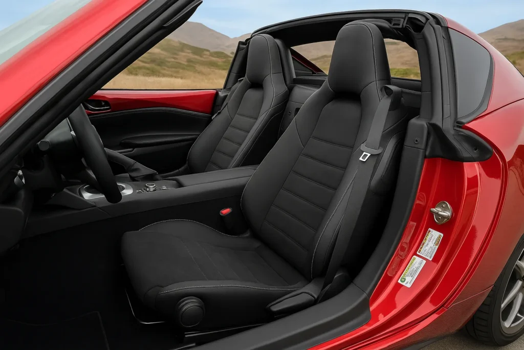 2022 Mazda MX 5 Miata Grand Touring Convertible Front Seats 2022 Mazda MX 5 Miata Grand Touring Convertible Front Seats