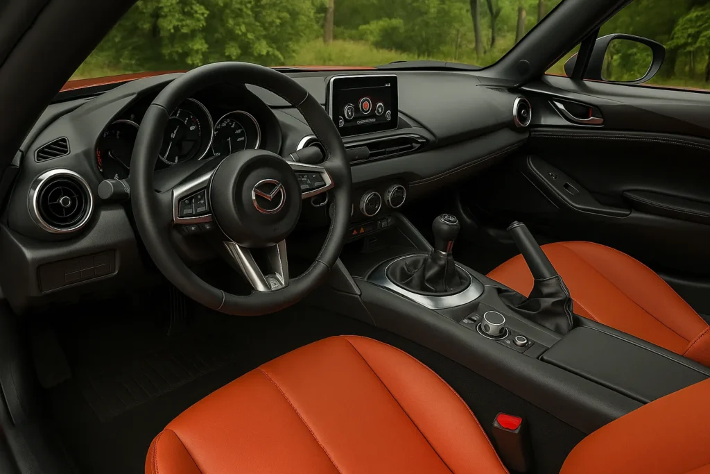 2022 Mazda Miata interior review by vyocar 2022 Mazda Miata interior review by vyocar