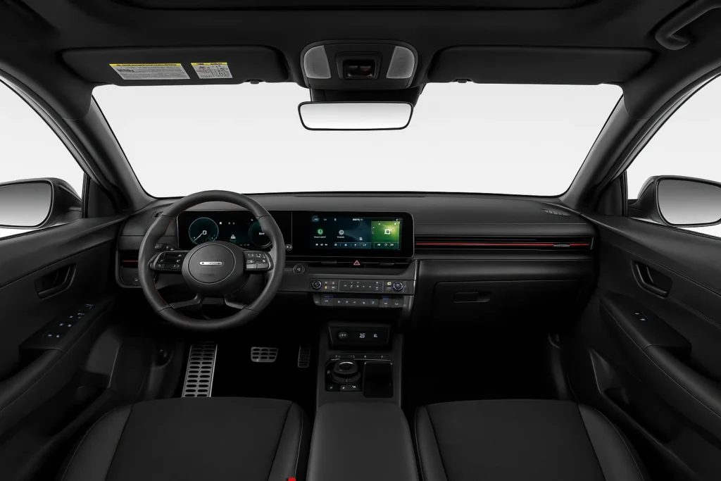 2024 hyundai kona n line 4dr suv interior dashboard
