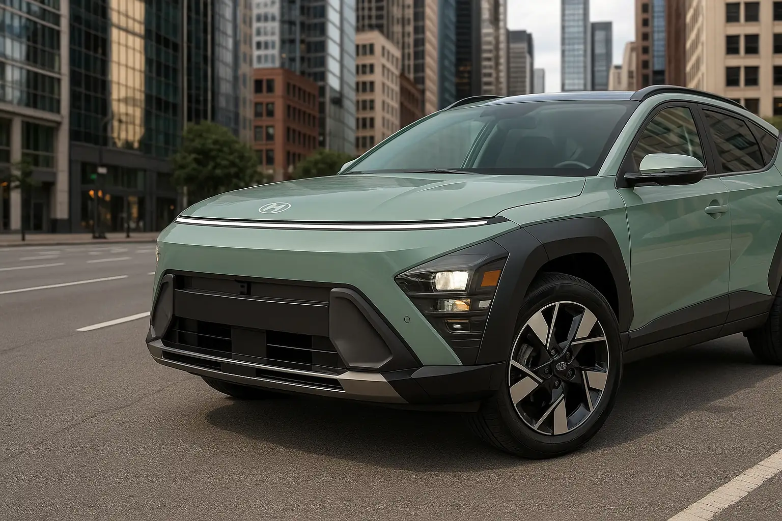 2024 hyundai kona n line 4dr suv exterior detail