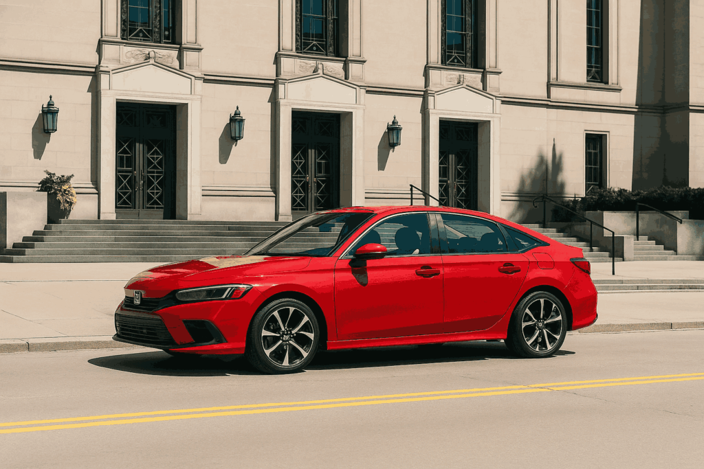 2025 honda civic si sedan exterior