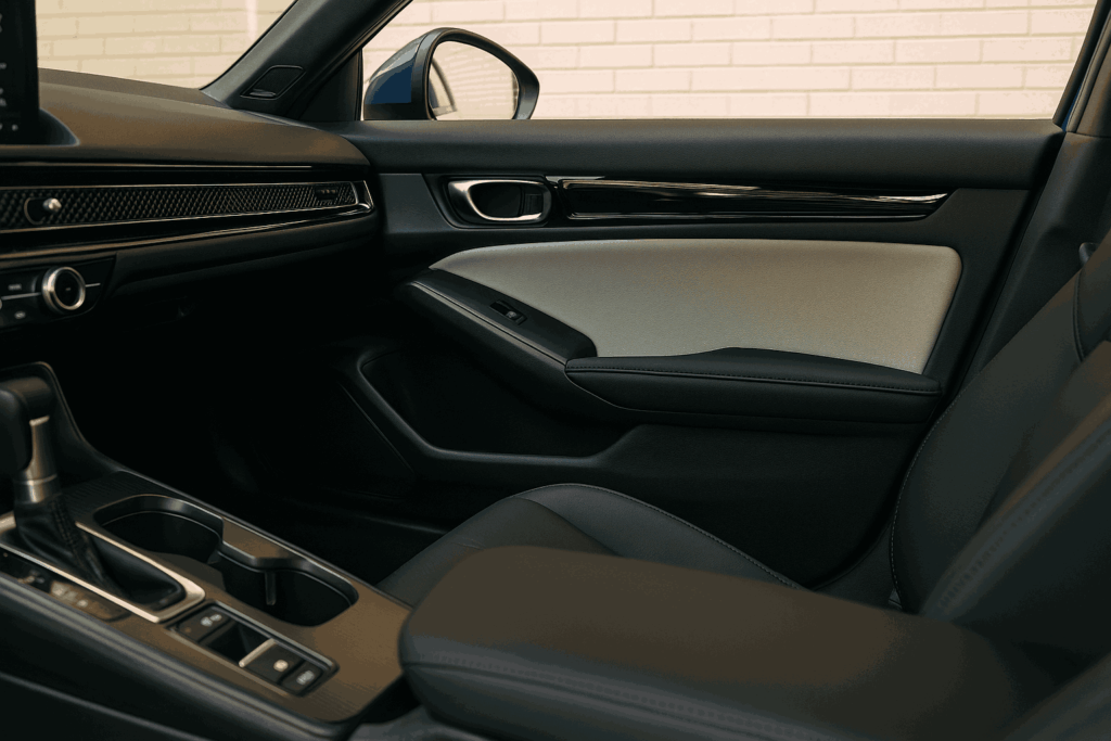 2025 honda civic sport touring hybrid sedan interior detail