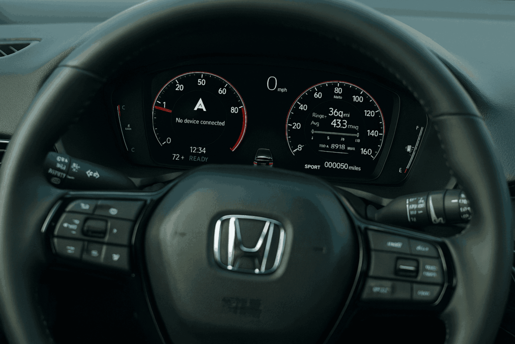 2025 honda civic type r 4dr hatchback gauge cluster