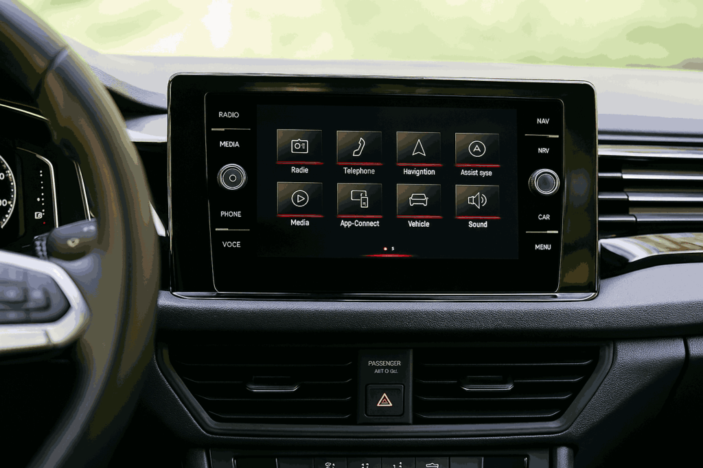 2025 volkswagen jetta sel sedan center console