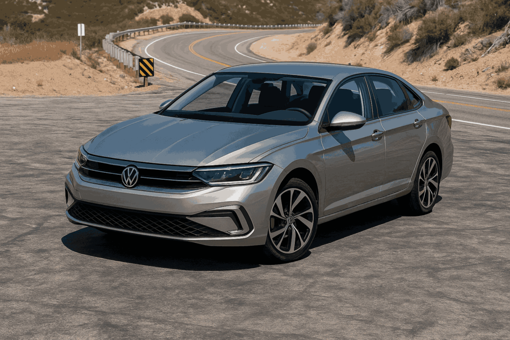 2025 volkswagen jetta sel sedan exterior shown
