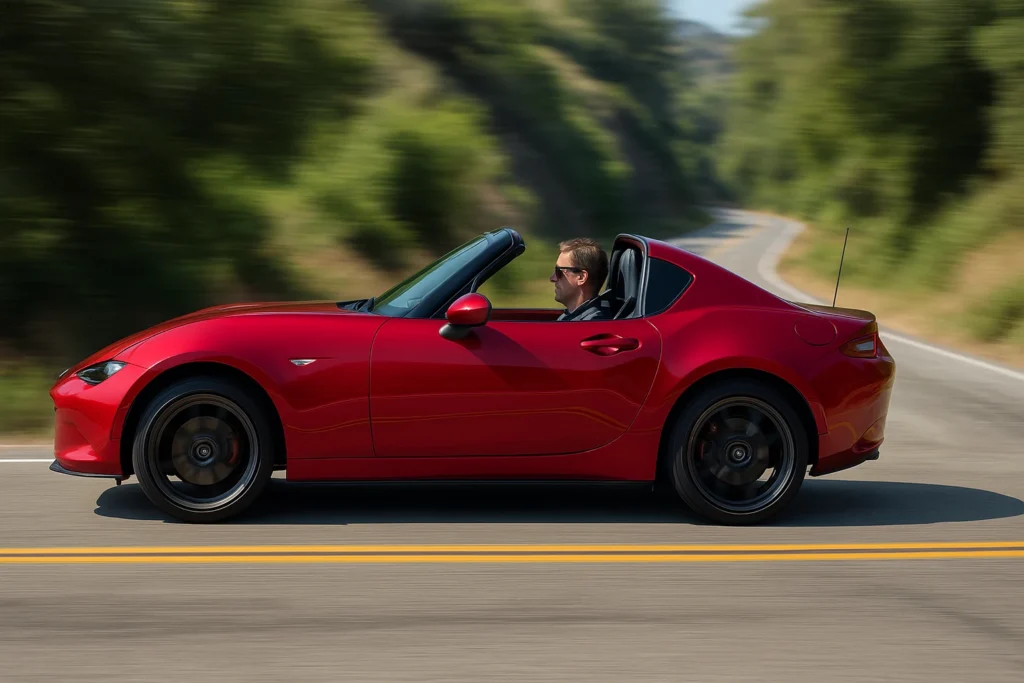 Mazda MX 5 Miata Club Convertible Exterior Shown Mazda MX 5 Miata Club Convertible Exterior Shown