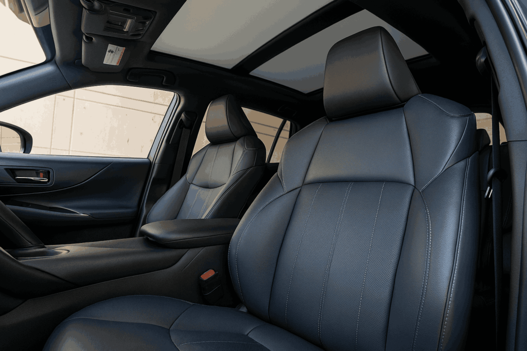toyota venza nightshade interior detail