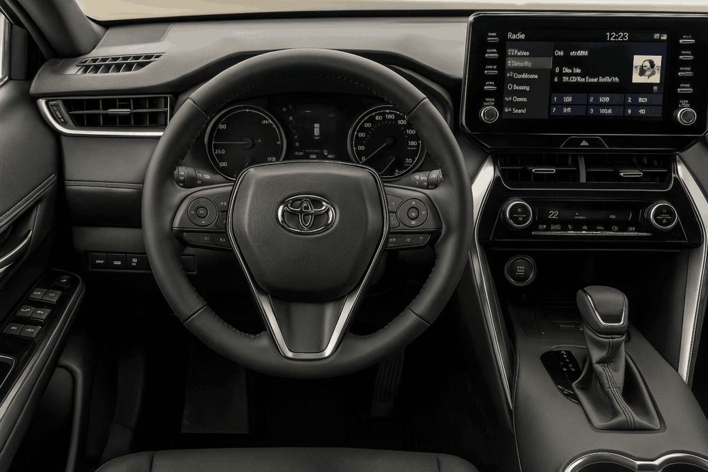 toyota venza nightshade interior image