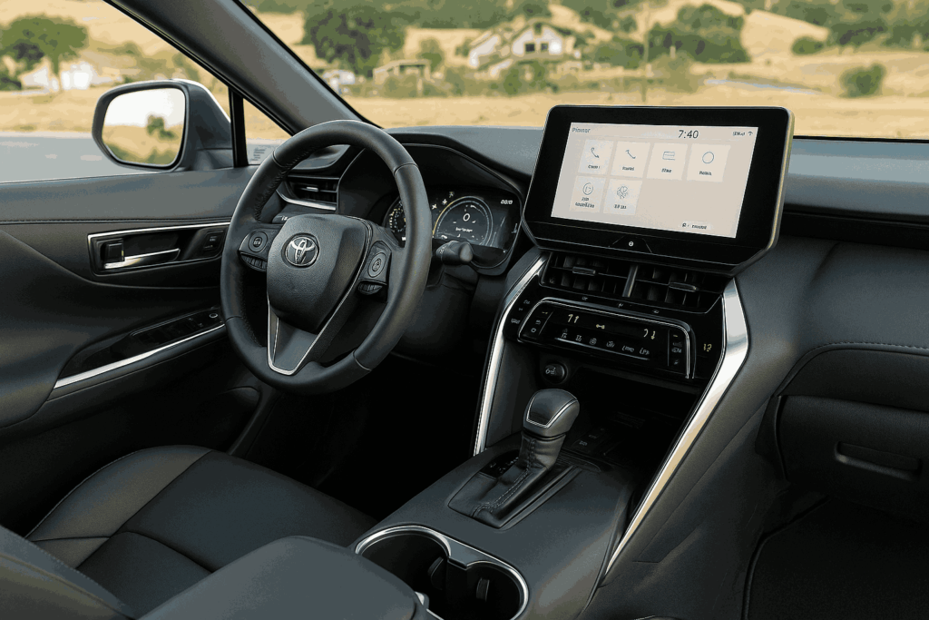 toyota venza nightshade interior review
