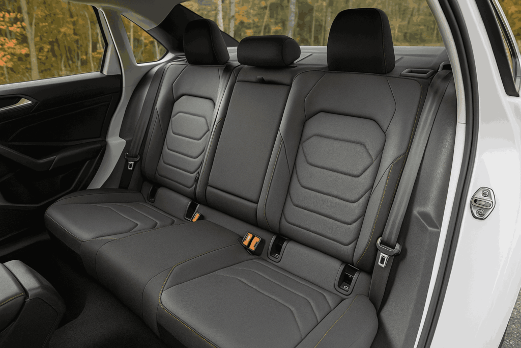 volkswagen jetta se sedan rear interior