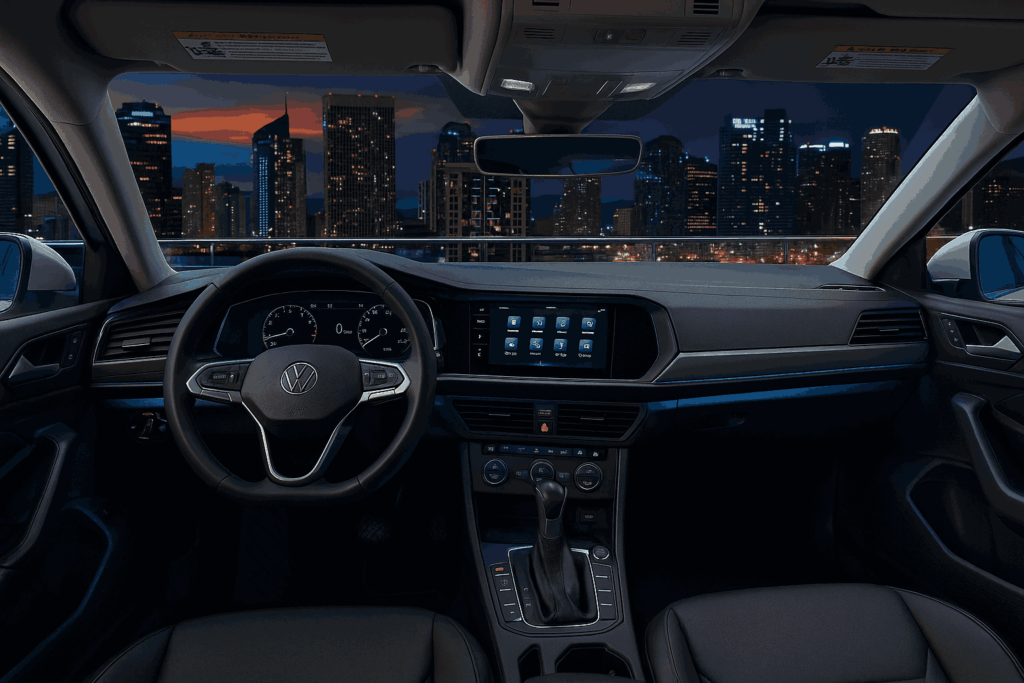 volkswagen jetta sel sedan interior dashboard