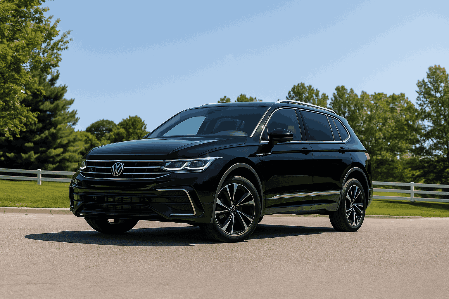 volkswagen tiguan sel r line 4dr suv exterior shown
