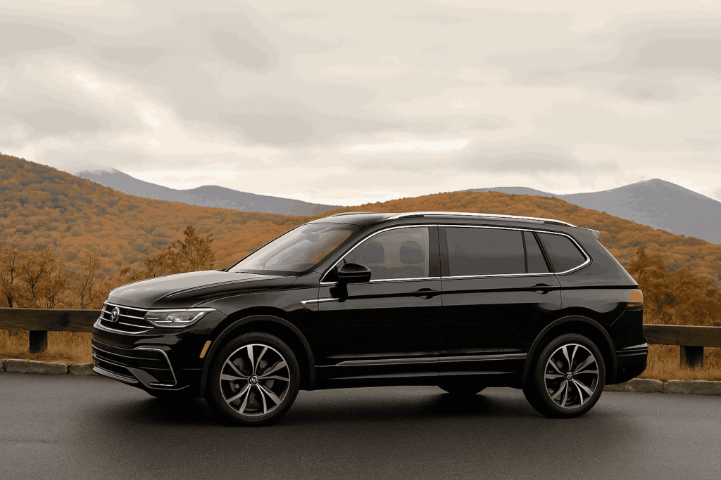 volkswagen tiguan sel r line 4dr suv exterior review