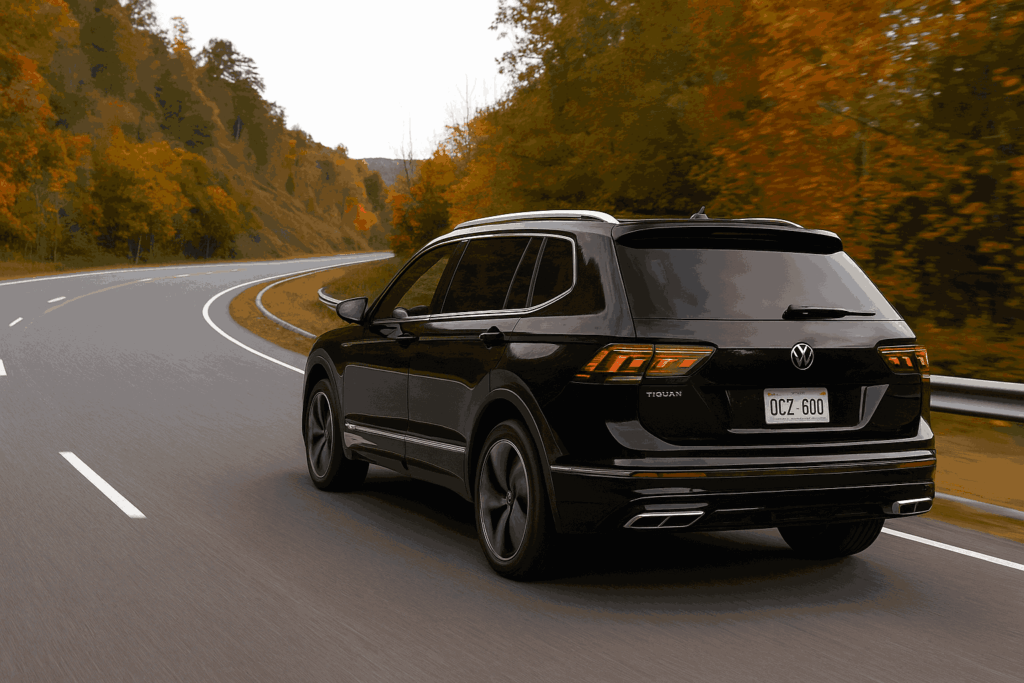 volkswagen tiguan sel r line 4dr suv rear exterior