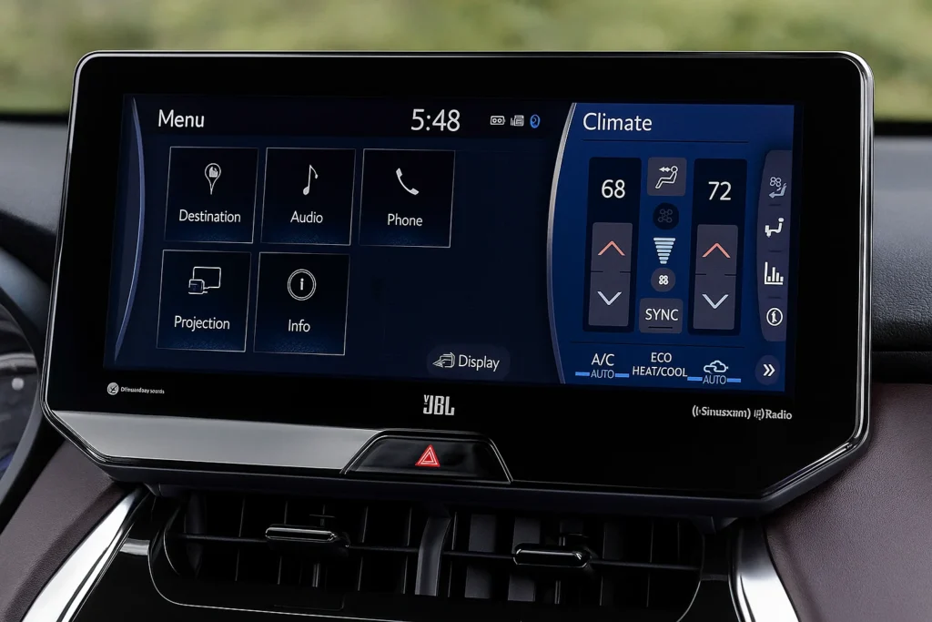 2022 Toyota Venza Limited 4dr SUV center console 2022 Toyota Venza Limited 4dr SUV center console