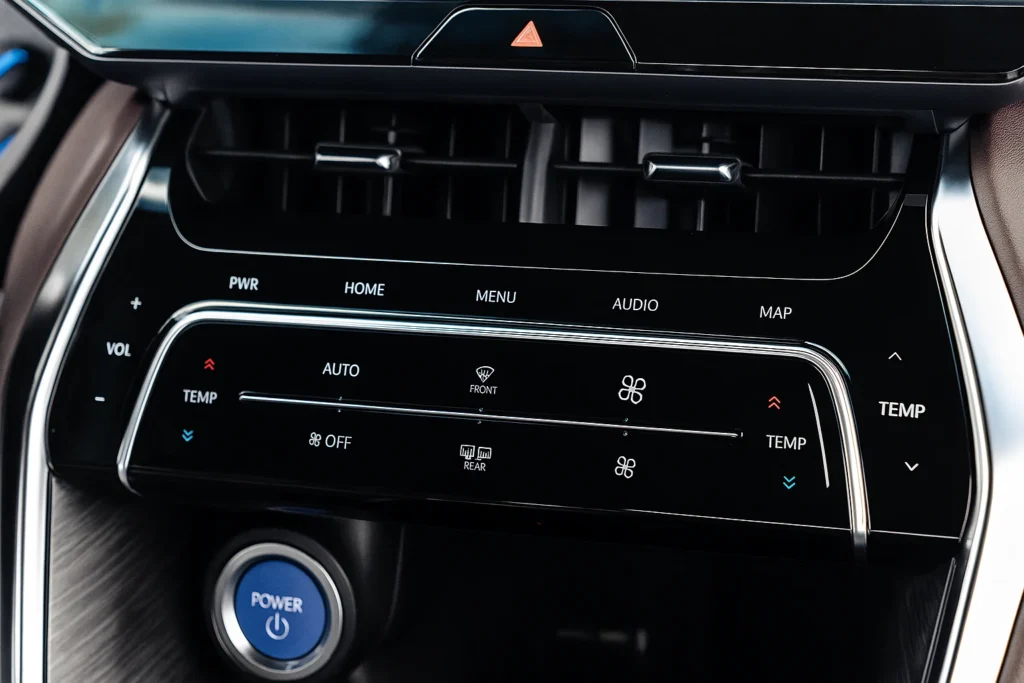 2022 Toyota Venza Limited SUV interior detail 2022 Toyota Venza Limited SUV interior detail