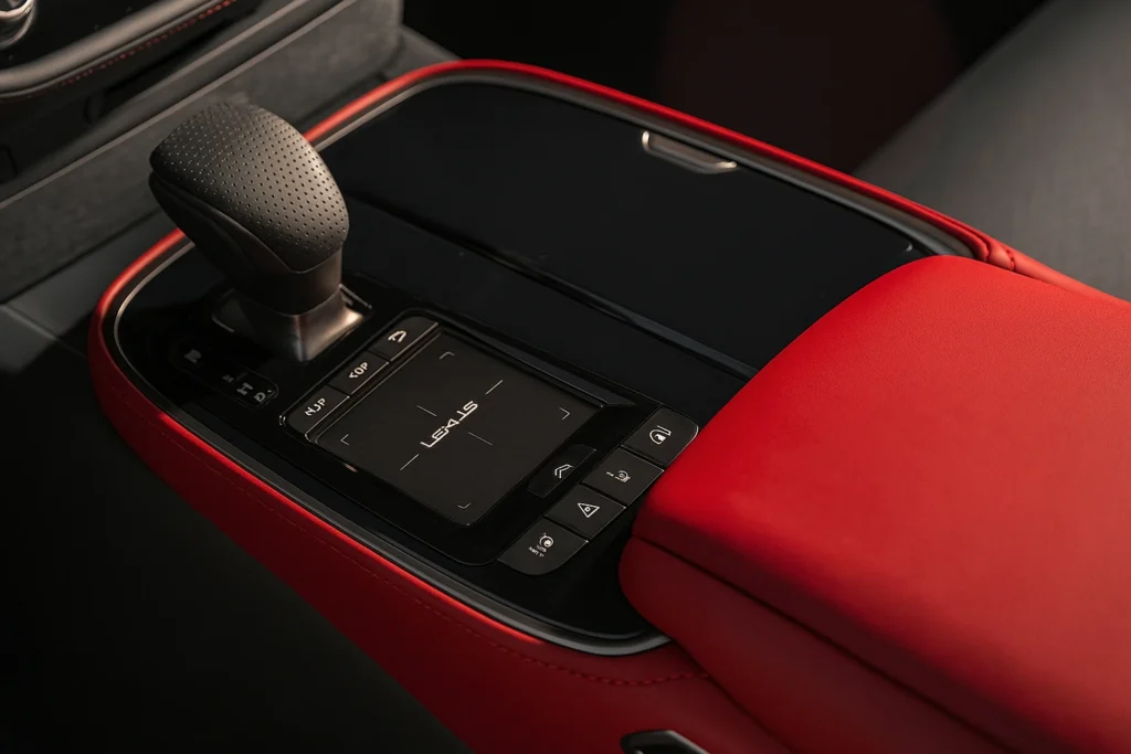 2023 lexus ls 500 f sport sedan shifter