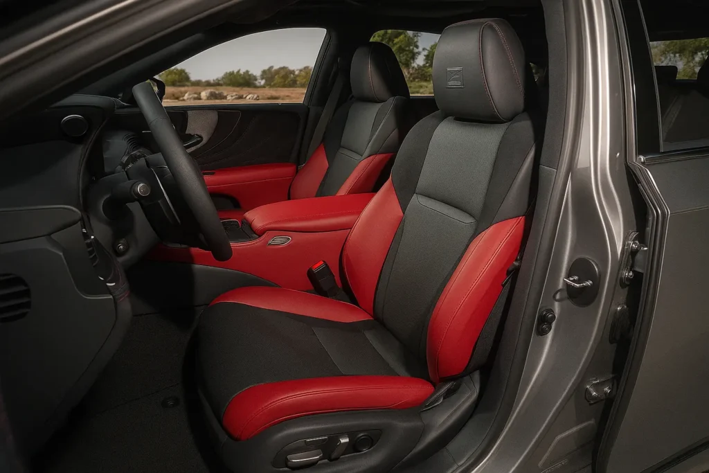2023 lexus ls 500 f sport sedan front seats