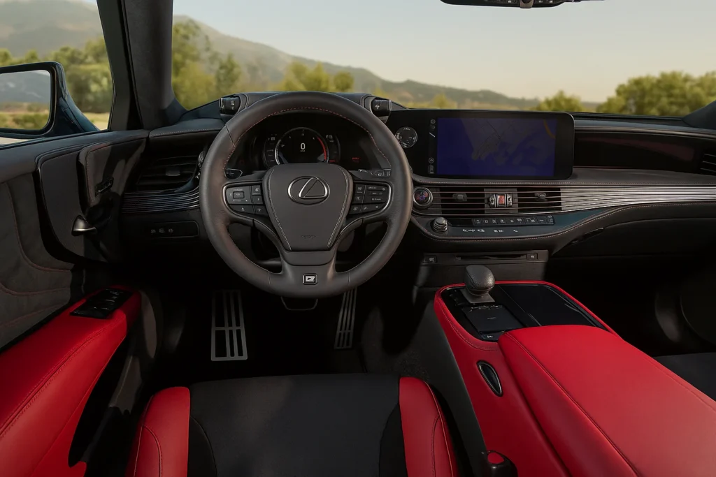 2023 lexus ls 500 f sport sedan interior review