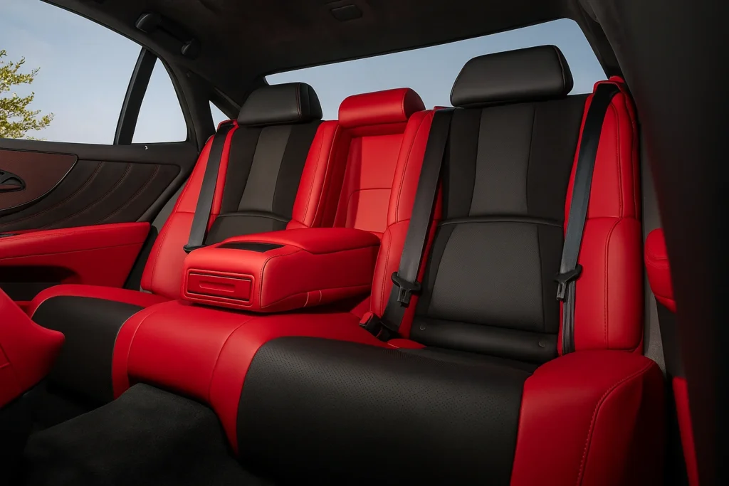2023 lexus ls 500 f sport sedan rear seats