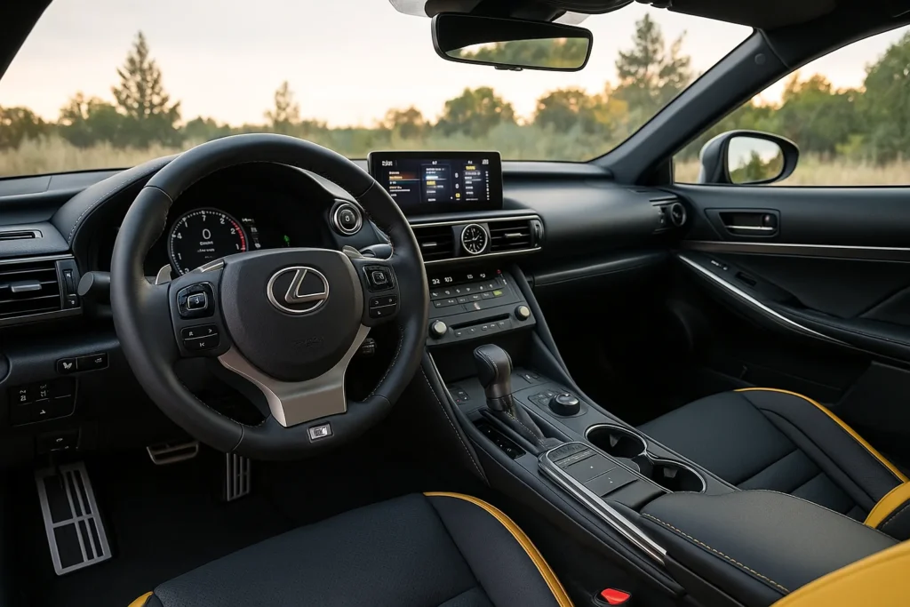 2023 lexus rc interior