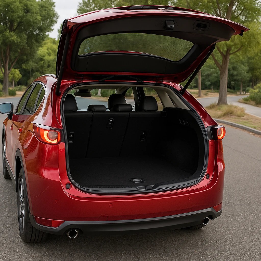2023 mazda cx 5 2.5 turbo signature 4dr suv trunk open