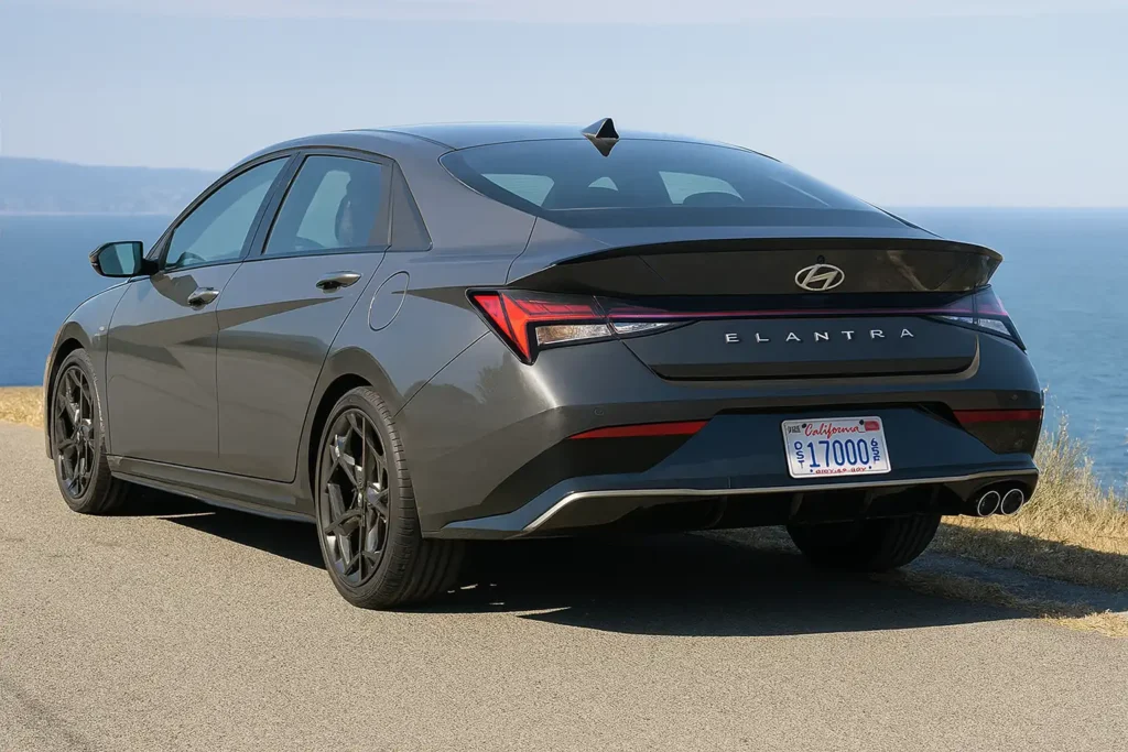 2024 Hyundai Elantra N Line exterior 2024 Hyundai Elantra N Line exterior