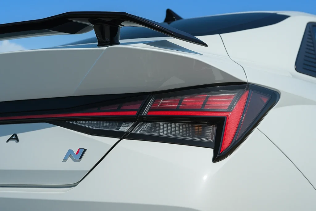 2024 Hyundai Elantra N Sedan Exterior Detail 2024 Hyundai Elantra N Sedan Exterior Detail