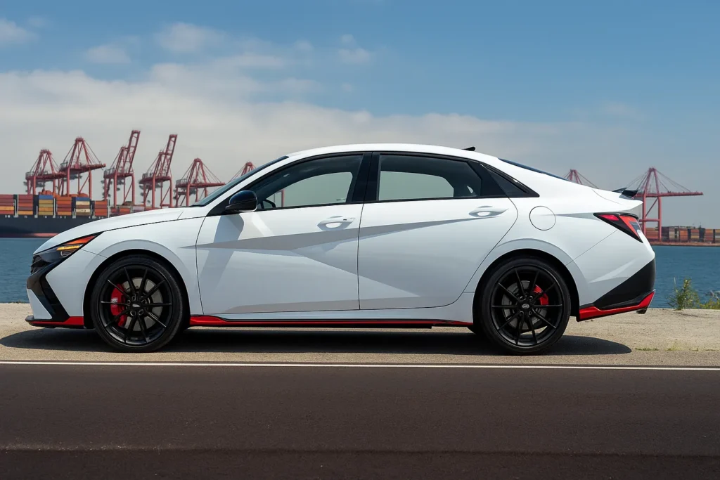 2024 Hyundai Elantra N Sedan Profile 2024 Hyundai Elantra N Sedan Profile
