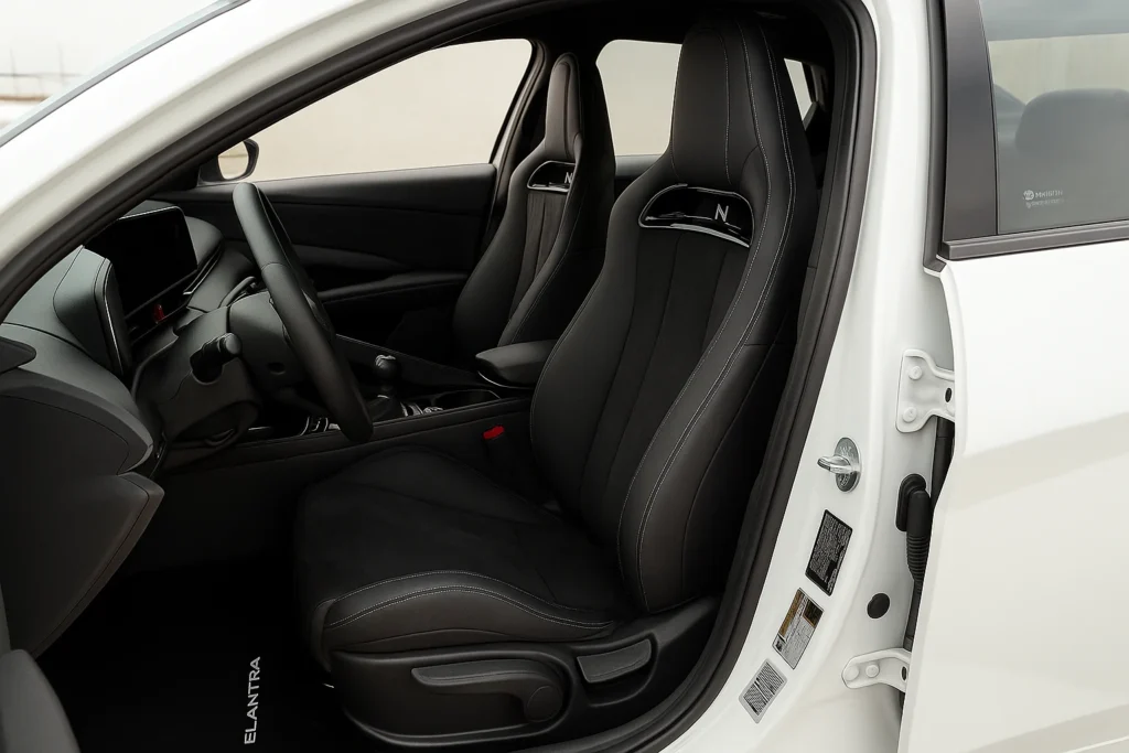 2024 Hyundai Elantra N Sedan front seats 2024 Hyundai Elantra N Sedan front seats