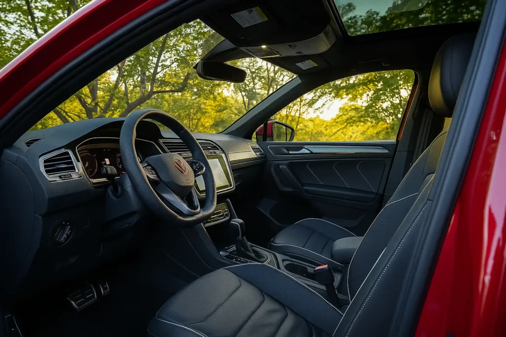 2024 volkswagen tiguan se 4dr suv front seats