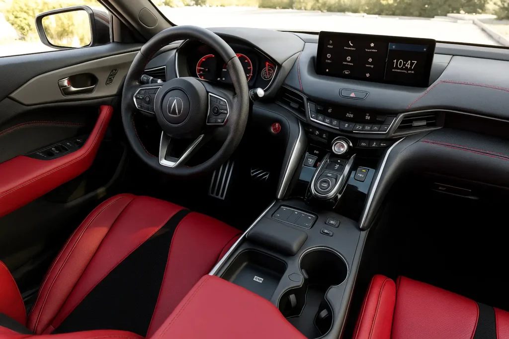 2025 acura tlx type s sedan dashboard