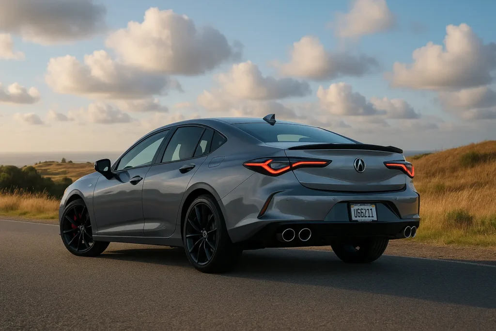 2025 acura tlx type s exterior rear