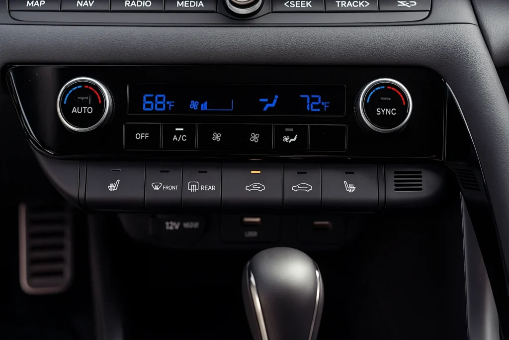 Hyundai Elantra N Sedan interior detail Hyundai Elantra N Sedan interior detail