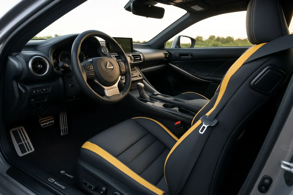 lexus rc 350 f sport interior review by vyocar
