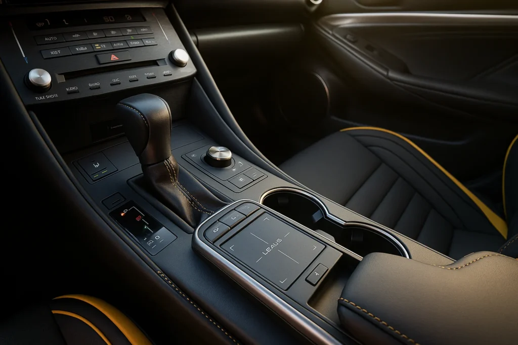 lexus rc 350 f sport touchpad