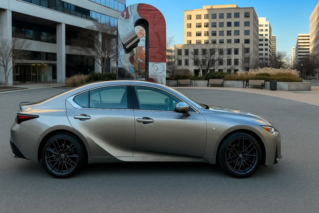 lexus rc 350 f sport profile shown