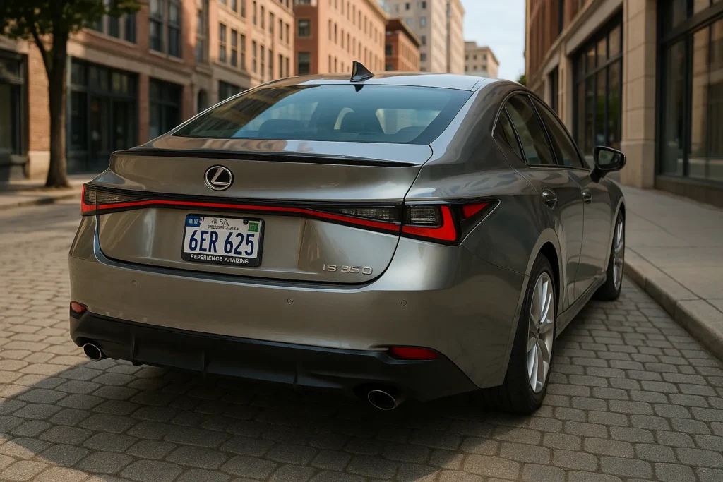 lexus rc 350 f sport rear exterior