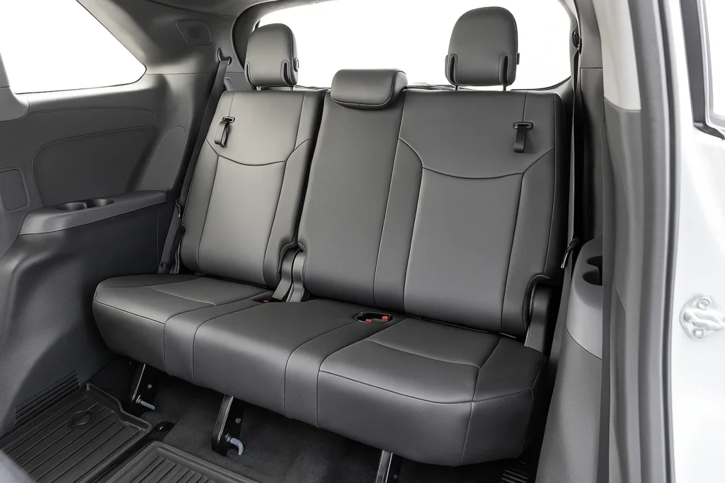 Toyota Sienna Woodland Edition rear seats Toyota Sienna Woodland Edition rear seats