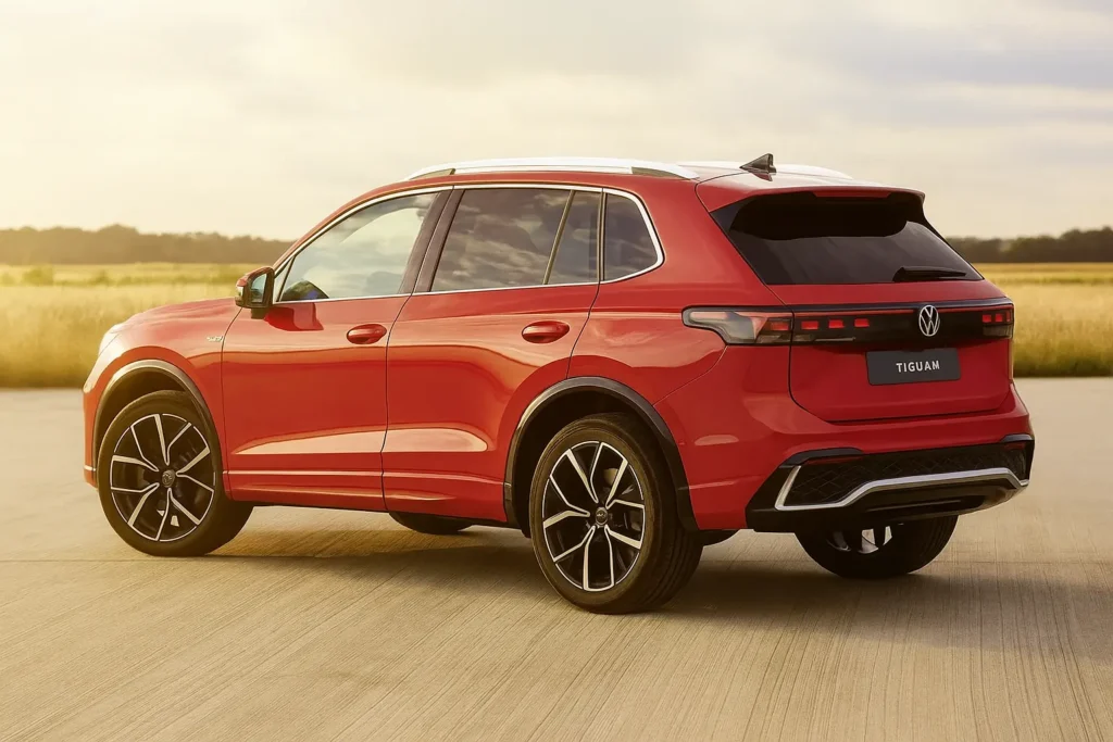 volkswagen tiguan sel r line 4dr suv profile shown
