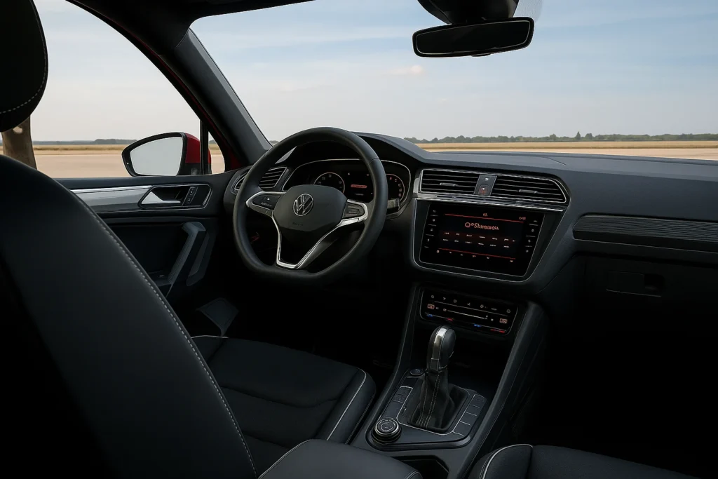 volkswagen tiguan sel r line 4dr suv interior