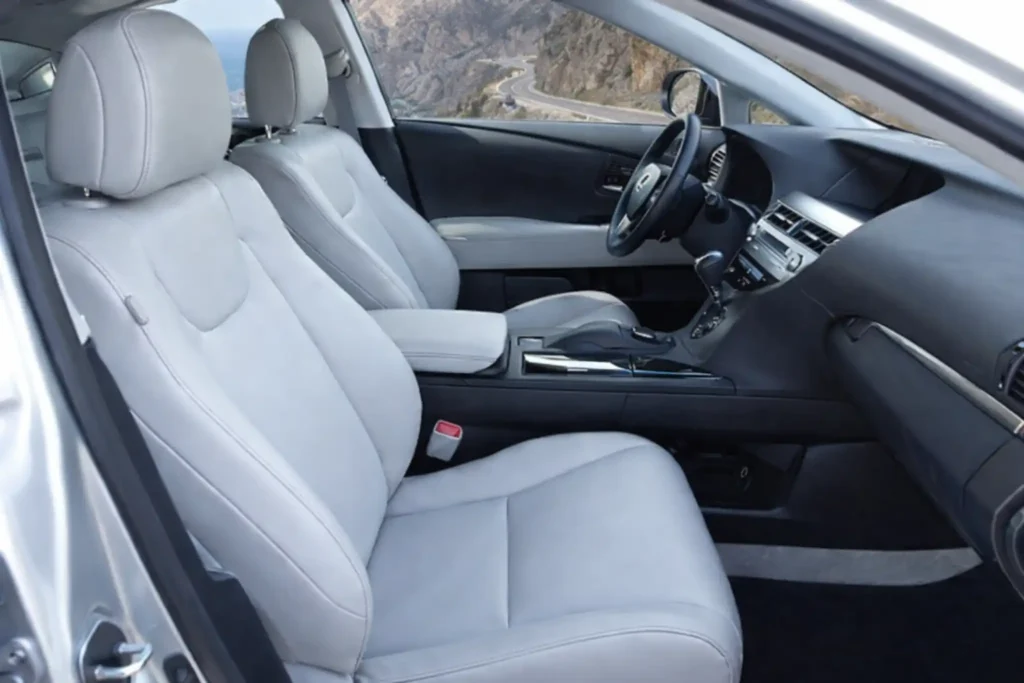 2014 Lexus RX 450h Front Cabin Side View with Light Leather Seats 2014 Lexus RX 450h Front Cabin Side View with Light Leather Seats