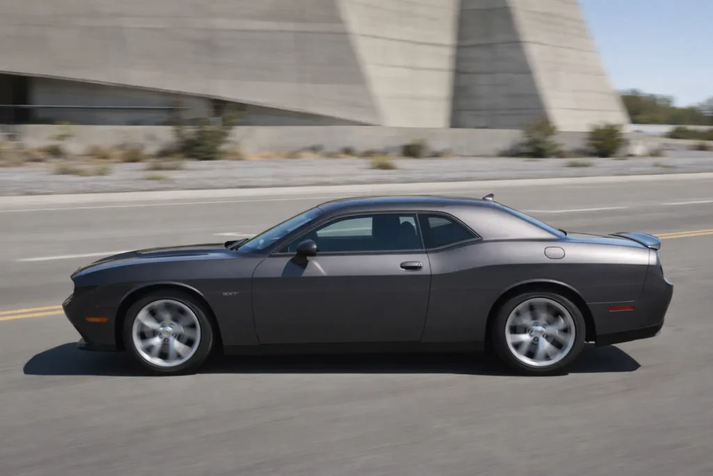 2015 Dodge Challenger SXT Side Profile Rolling Shot with Motion Blur 2015 Dodge Challenger SXT Side Profile Rolling Shot with Motion Blur